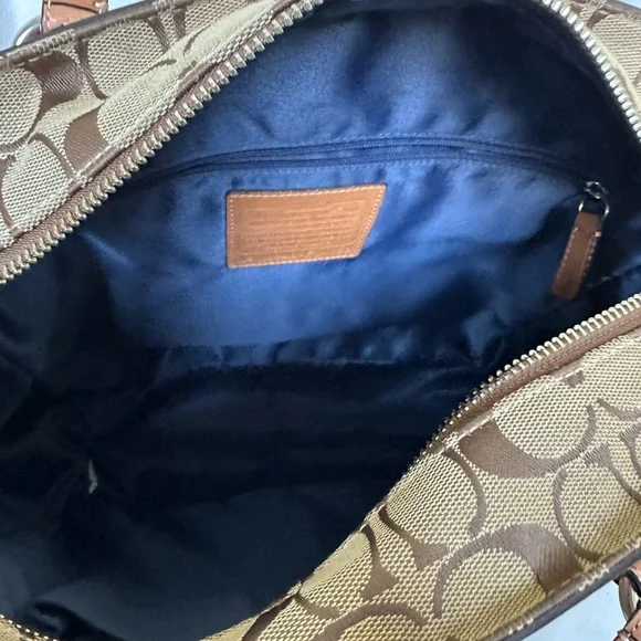 Vintage Coach Patchwork Leather Tote Bag - Multicolor - Picture 5 of 7